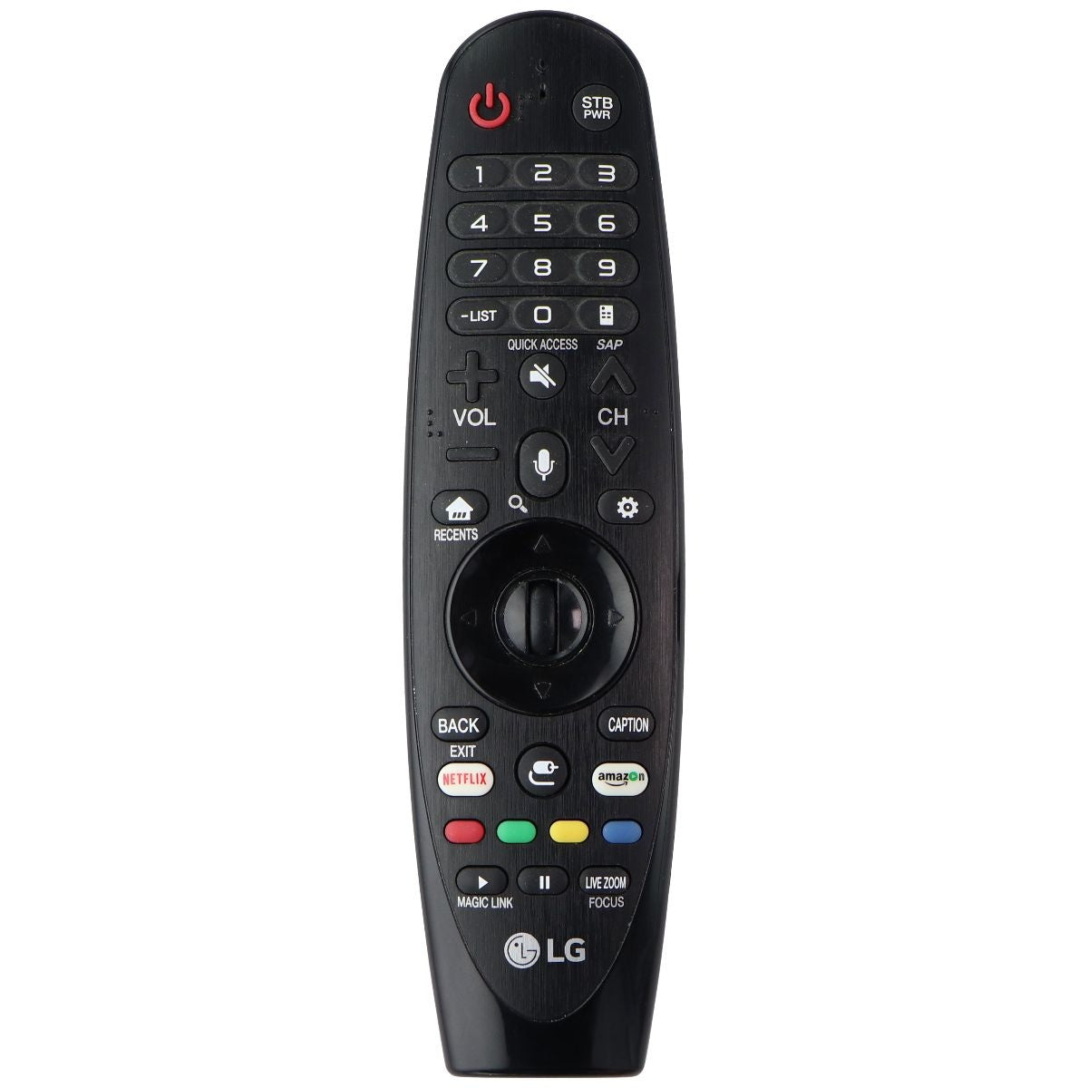 LG Magic Remote (AN-MR650A) w/ Netflix/Amazon for Select LG Smart TVs - Black TV, Video & Audio Accessories - Remote Controls LG - Simple Cell Bulk Wholesale Pricing - USA Seller