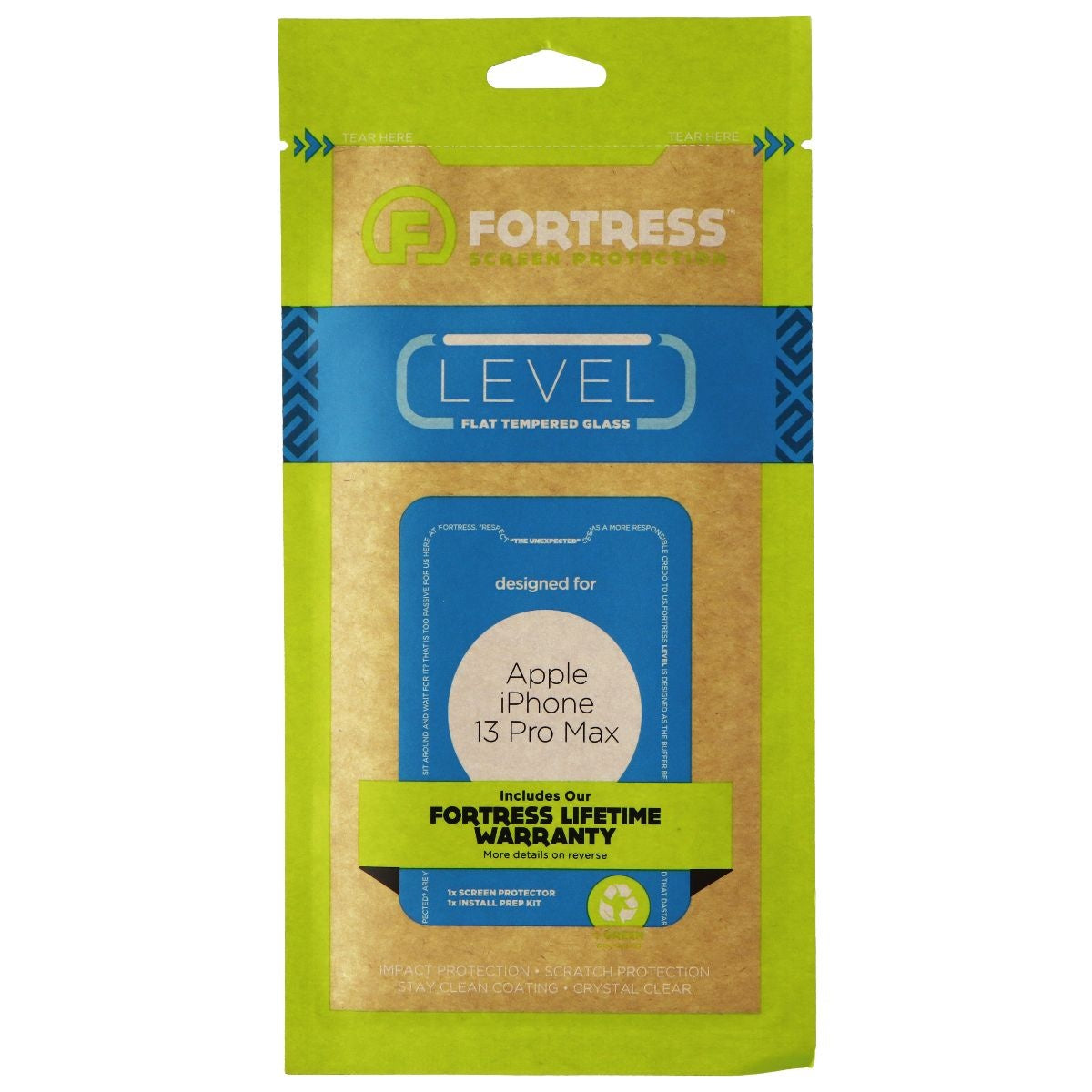 Fortress Level Tempered Glass Screen Protector for iPhone 14 Plus/13 Pro Max Cell Phone - Screen Protectors Fortress - Simple Cell Bulk Wholesale Pricing - USA Seller