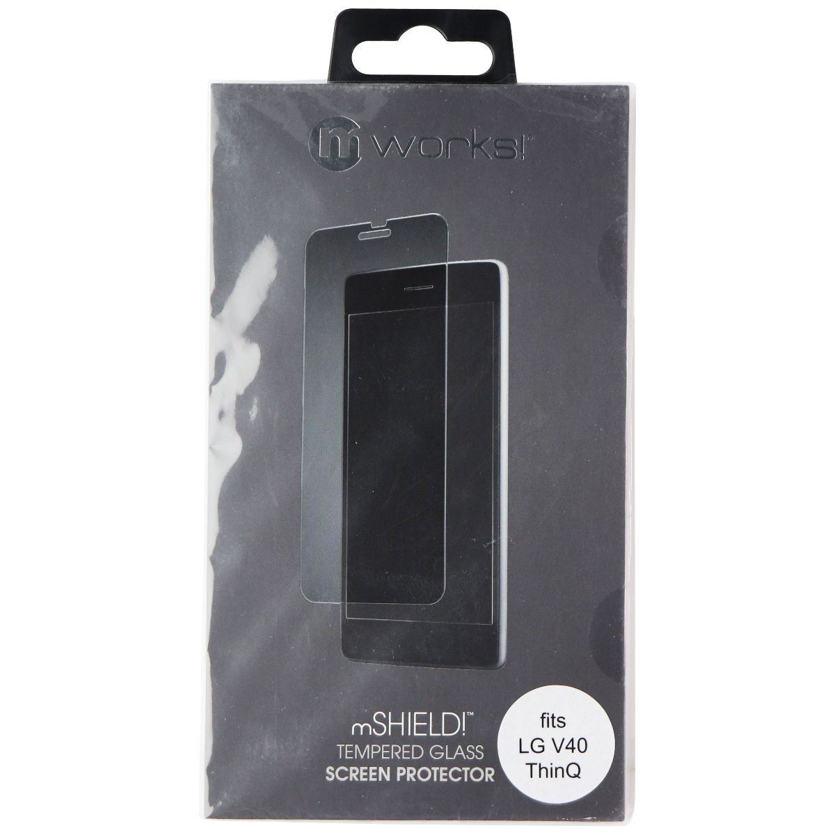 mWorks! mShield! Tempered Glass for LG V40 ThinQ - Clear Cell Phone - Screen Protectors mWorks! - Simple Cell Bulk Wholesale Pricing - USA Seller