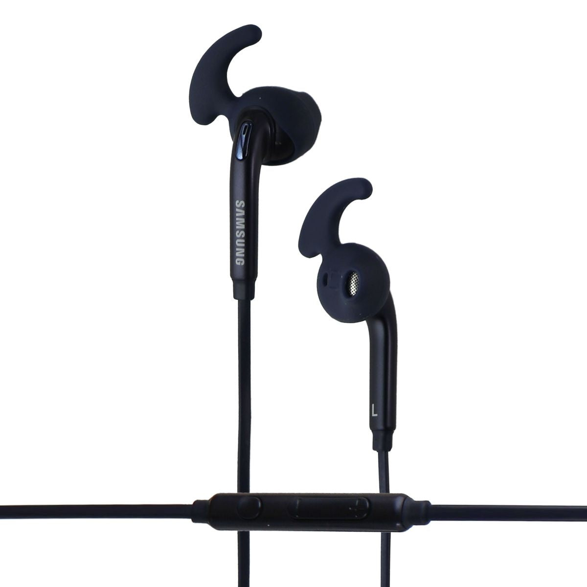 Samsung Active In-Ear Wired 3.5mm Headphones - Dark Blue (EO-EG920L) Portable Audio - Headphones Samsung - Simple Cell Bulk Wholesale Pricing - USA Seller