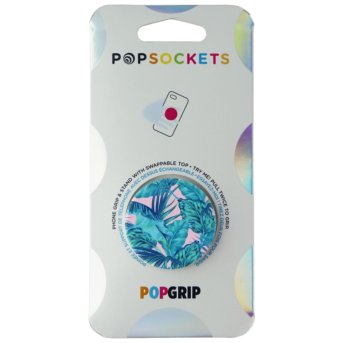 PopSocket PopGrip Swappable Phone Grip and Stand - Miami Strip Cell Phone - Mounts & Holders PopSockets - Simple Cell Bulk Wholesale Pricing - USA Seller