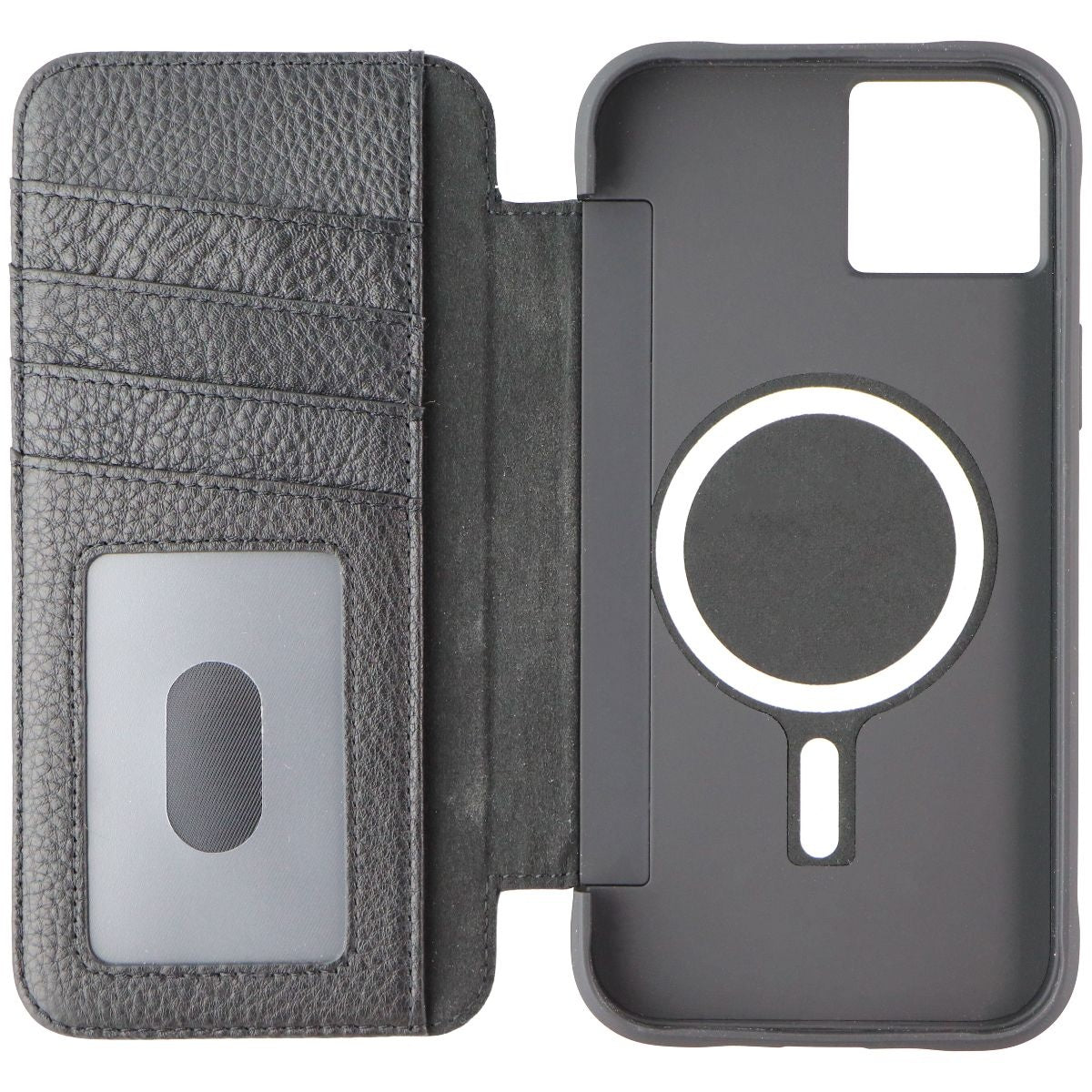 Case-Mate Wallet Folio Leather Case for MagSafe for iPhone 14 Plus - Black Cell Phone - Cases, Covers & Skins Case-Mate - Simple Cell Bulk Wholesale Pricing - USA Seller