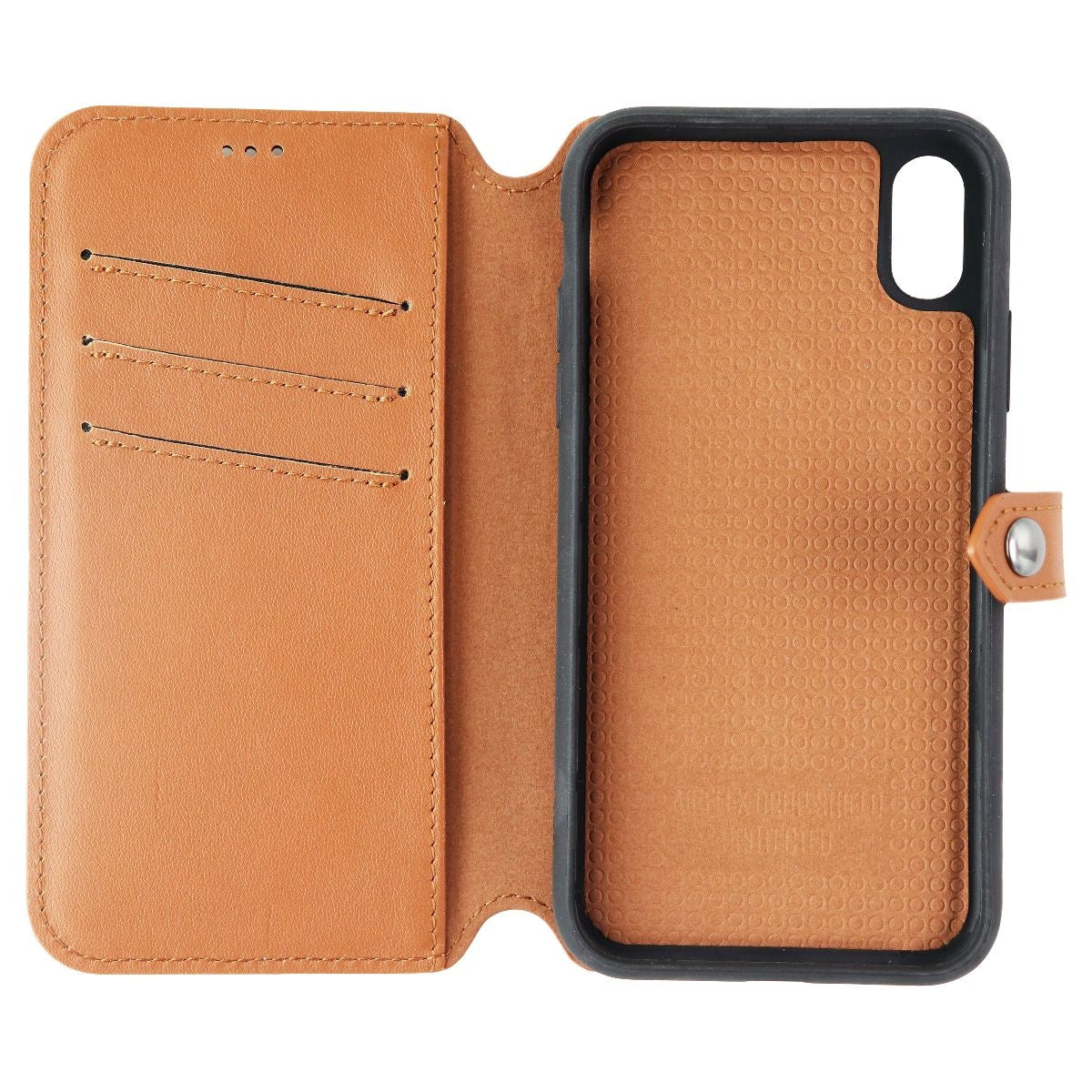 ERCKO 2-in-1 Magnet Wallet Leather Case for iPhone XR - Brown/Black Cell Phone - Cases, Covers & Skins Ercko - Simple Cell Bulk Wholesale Pricing - USA Seller