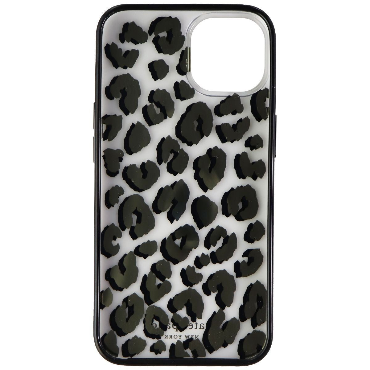 Kate Spade Protective Hardshell Case for Apple iPhone 13 - City Leopard Black Cell Phone - Cases, Covers & Skins Kate Spade - Simple Cell Bulk Wholesale Pricing - USA Seller