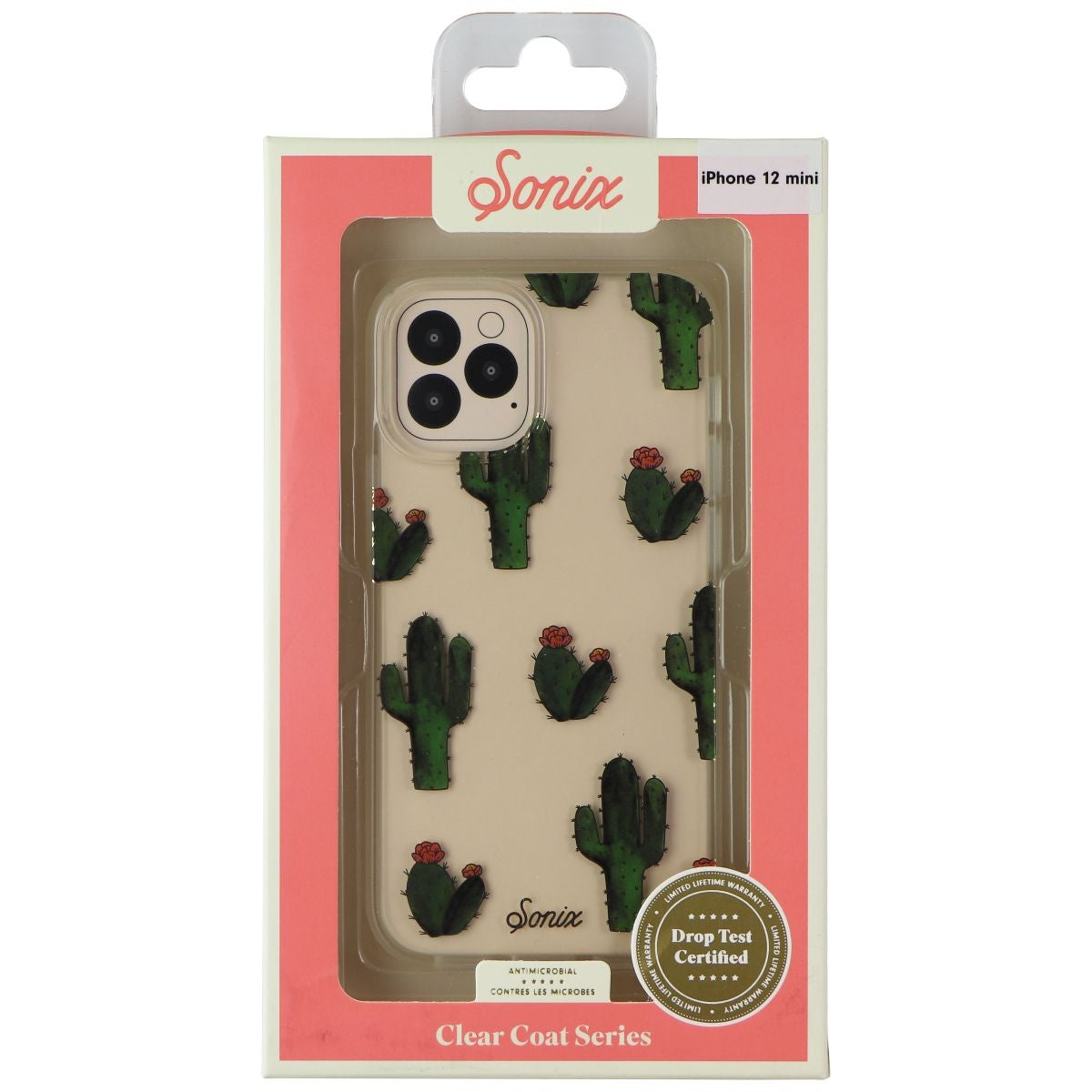 Sonix Clear Coat Series Case for Apple iPhone 12 mini Cactus Prickly Pear
