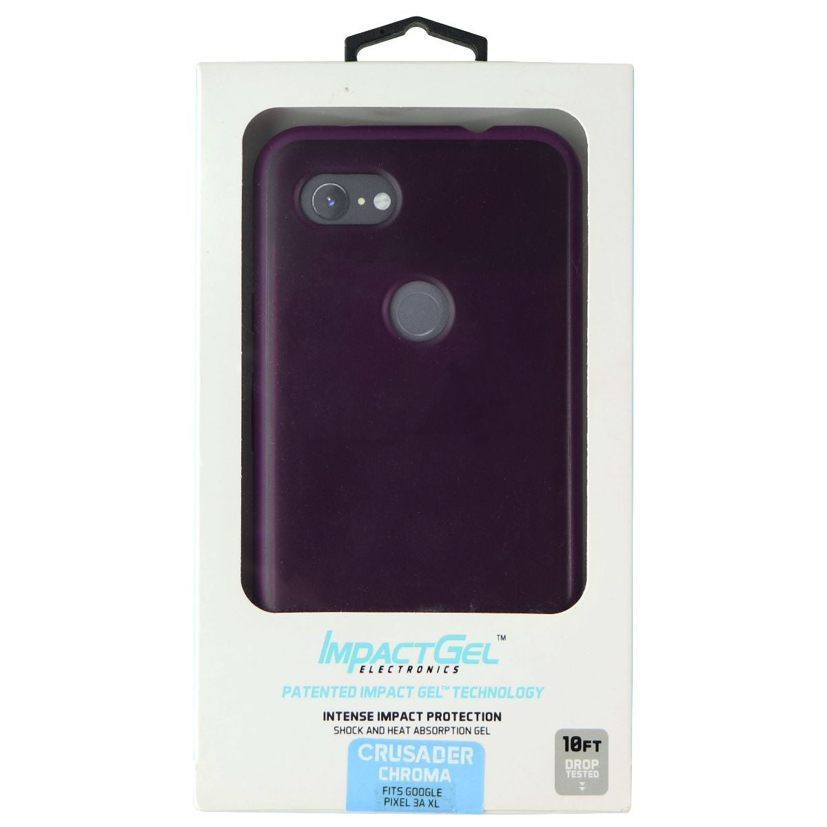ImpactGel Crusader Chroma Series Case for Google Pixel 3a XL - Purple Cell Phone - Cases, Covers & Skins ImpactGel - Simple Cell Bulk Wholesale Pricing - USA Seller