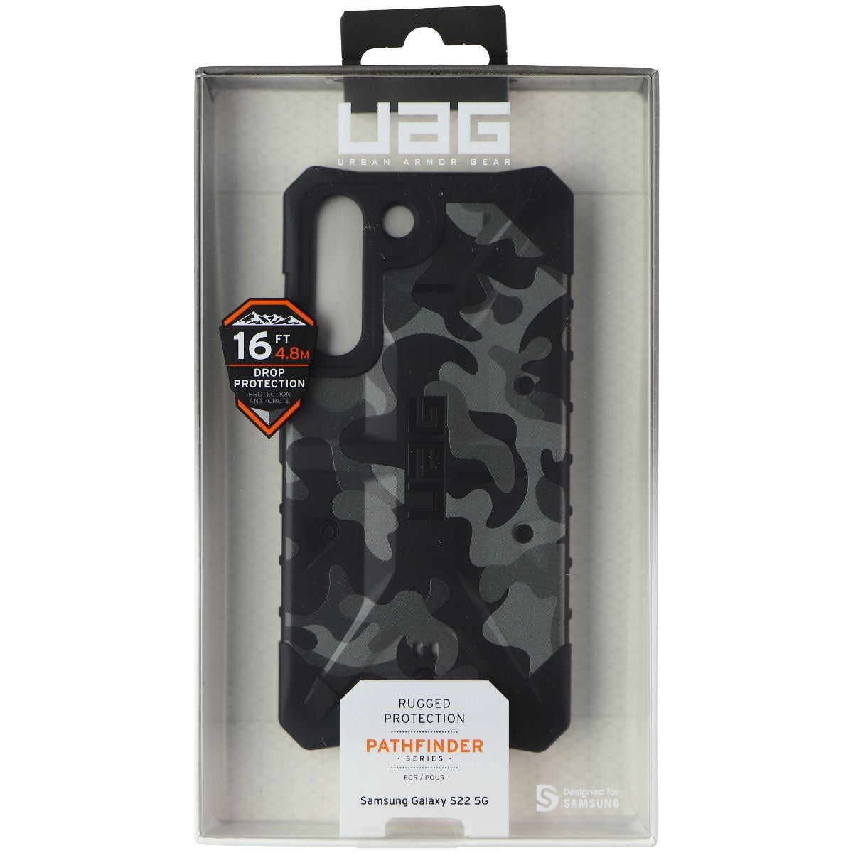 UAG Pathfinder Series Case for Samsung Galaxy S22 5G - Midnight Camo Cell Phone - Cases, Covers & Skins Urban Armor Gear - Simple Cell Bulk Wholesale Pricing - USA Seller