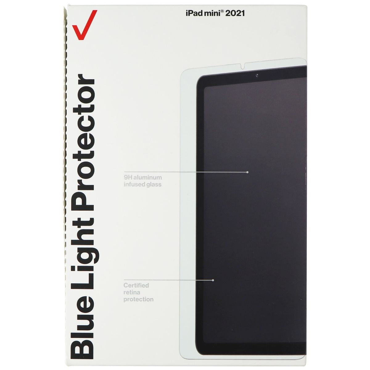Verizon Blue Light 9H Glass Screen Protector for Apple iPad Mini 6th Gen (2021) iPad/Tablet Accessories - Screen Protectors Verizon - Simple Cell Bulk Wholesale Pricing - USA Seller
