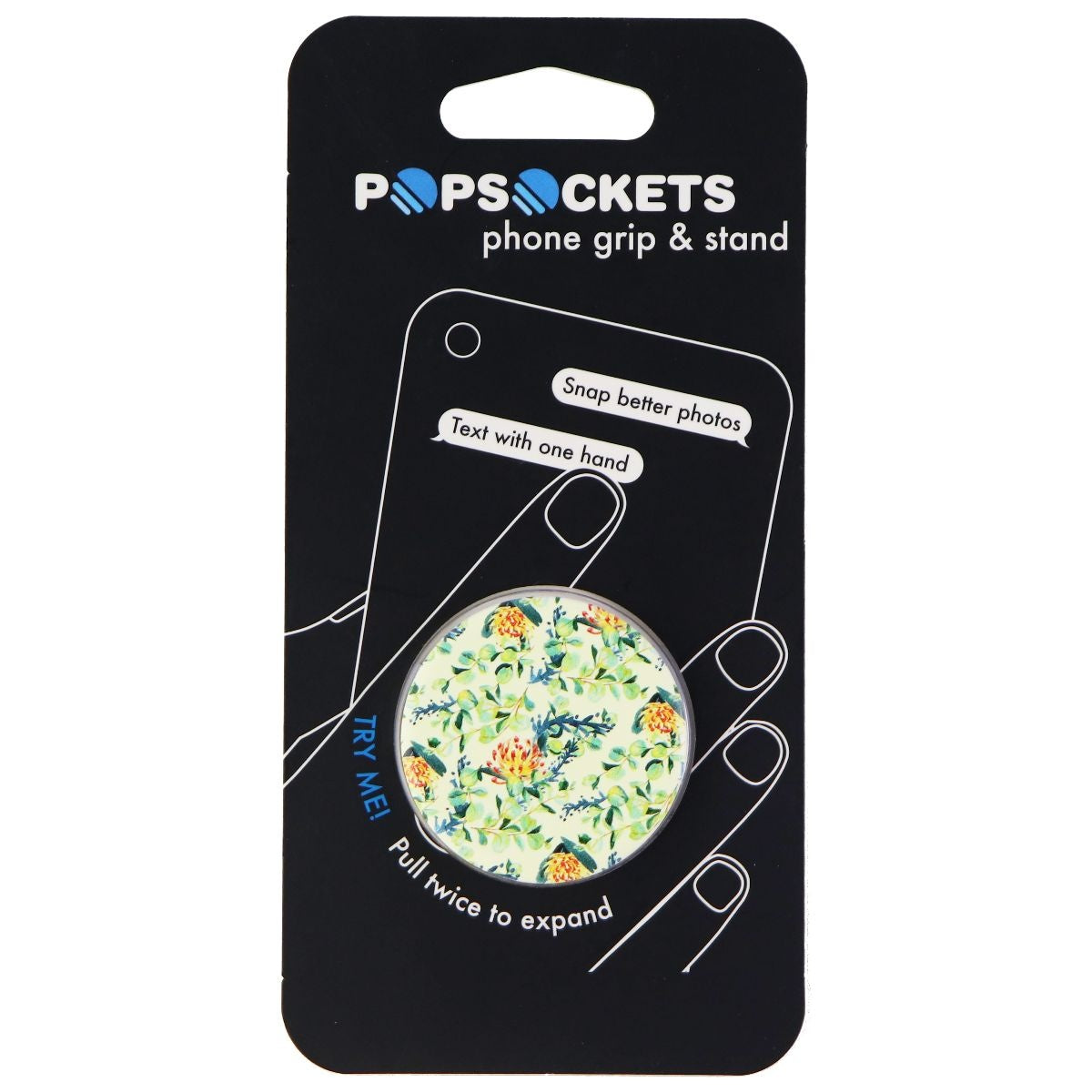 PopSockets: Collapsible Grip & Stand for Phones and Tablets - Pretty Protea Cell Phone - Mounts & Holders PopSockets - Simple Cell Bulk Wholesale Pricing - USA Seller