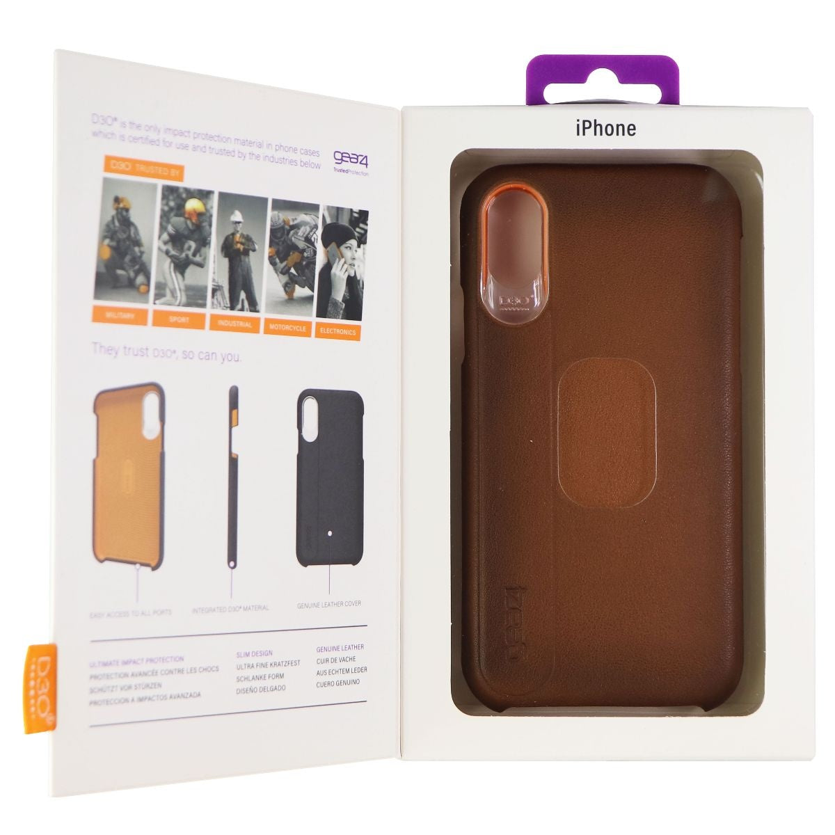 ZAGG Knightsbridge Series Case for Apple iPhone Xs/X Smartphones - Tan Cell Phone - Cases, Covers & Skins Zagg - Simple Cell Bulk Wholesale Pricing - USA Seller
