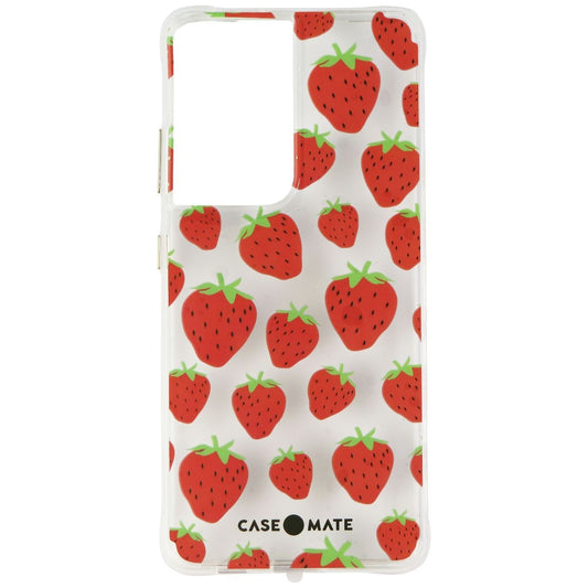 Case-Mate Prints Series Case for Samsung Galaxy S21 Ultra 5G - Strawberry Jam Cell Phone - Cases, Covers & Skins Case-Mate - Simple Cell Bulk Wholesale Pricing - USA Seller