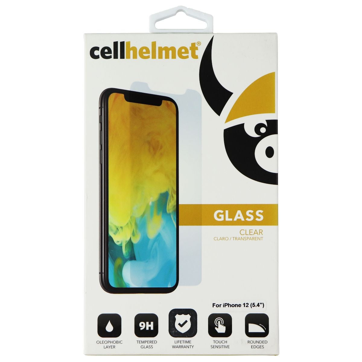 cellhelmet Tempered Glass for Apple iPhone 12 Mini Cell Phone - Screen Protectors CellHelmet - Simple Cell Bulk Wholesale Pricing - USA Seller
