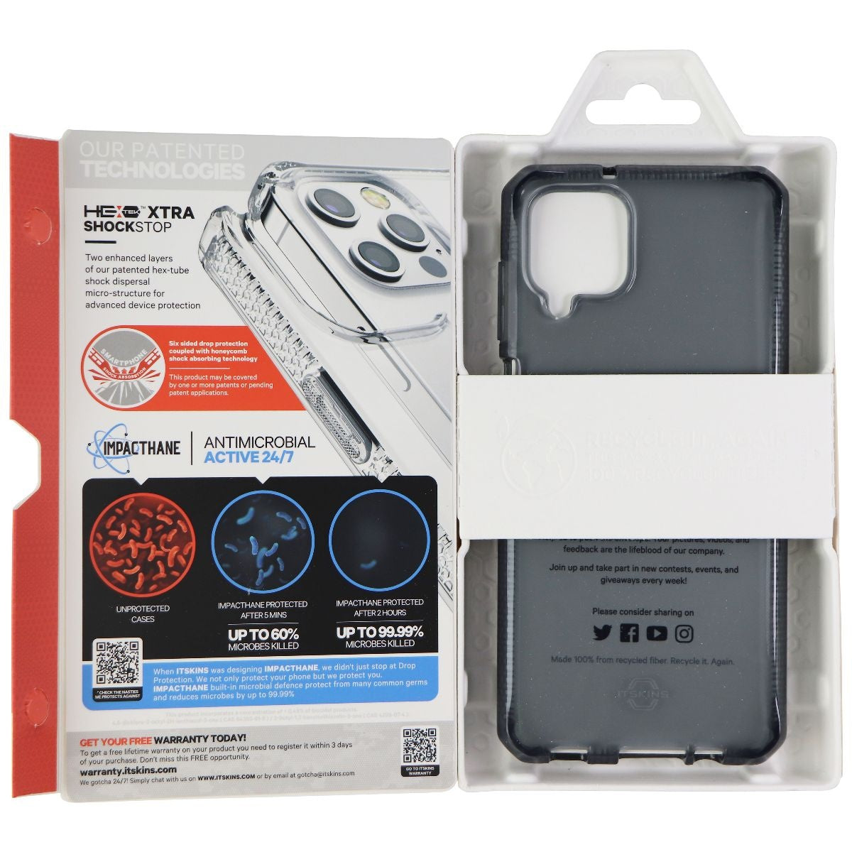 ITSKINS Spectrum // Clear Series Case for Samsung A12 4G/5G - Smoke Cell Phone - Cases, Covers & Skins ITSKINS - Simple Cell Bulk Wholesale Pricing - USA Seller