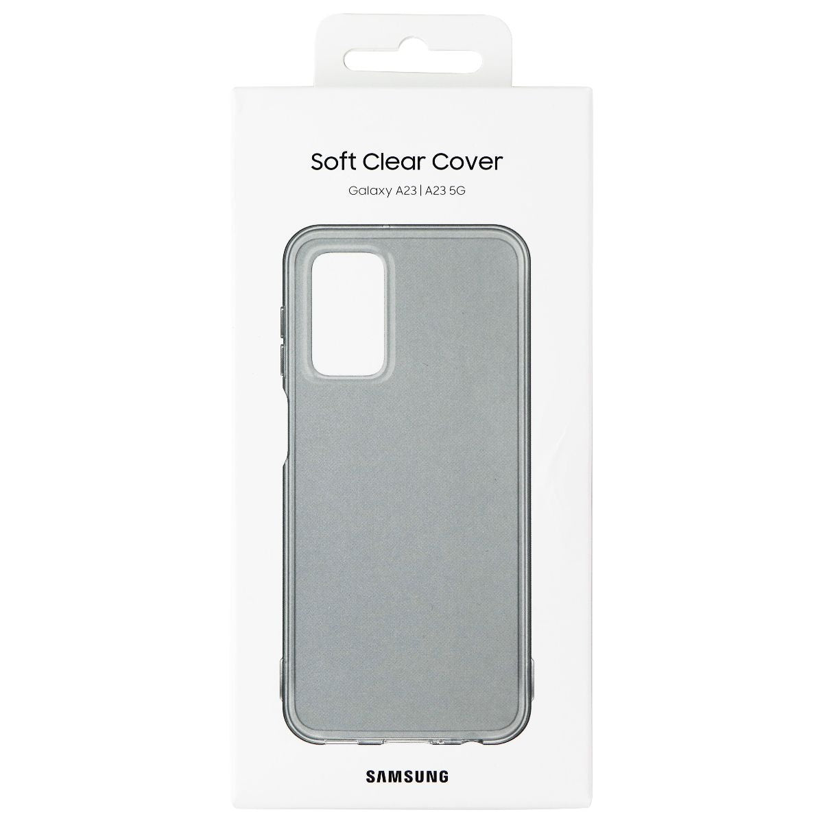 Samsung Soft Clear Cover for Samsung Galaxy A23 and A23 5G - Black Cell Phone - Cases, Covers & Skins Samsung - Simple Cell Bulk Wholesale Pricing - USA Seller