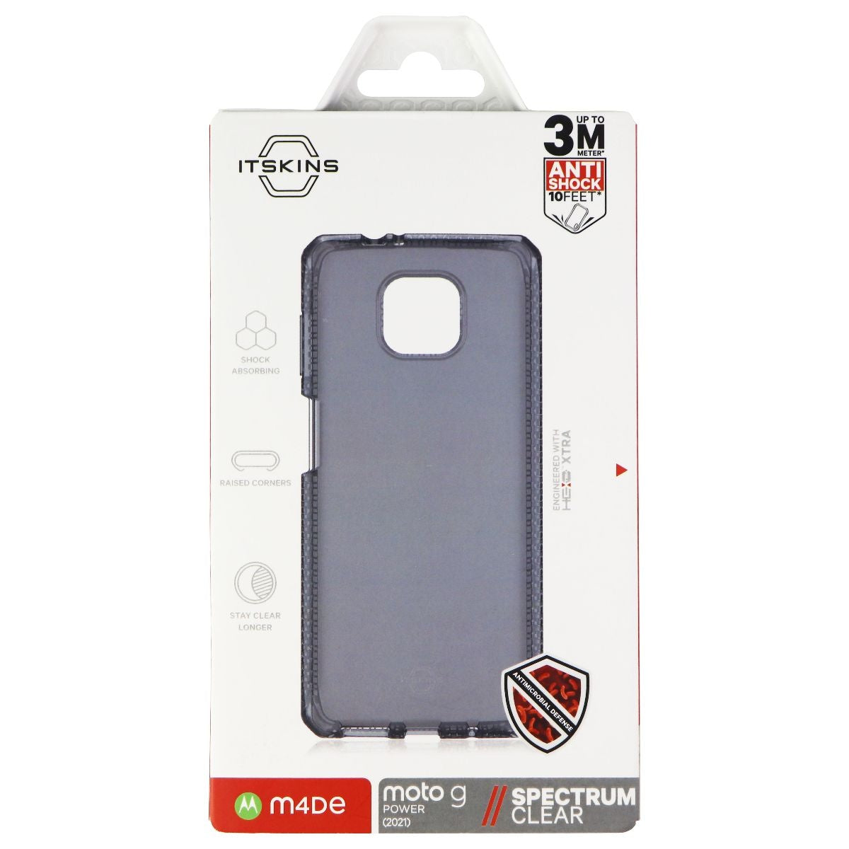 ITSKINS Spectrum Clear Case for Motorola Moto G Power (2021) - Smoke Cell Phone - Cases, Covers & Skins ITSKINS - Simple Cell Bulk Wholesale Pricing - USA Seller