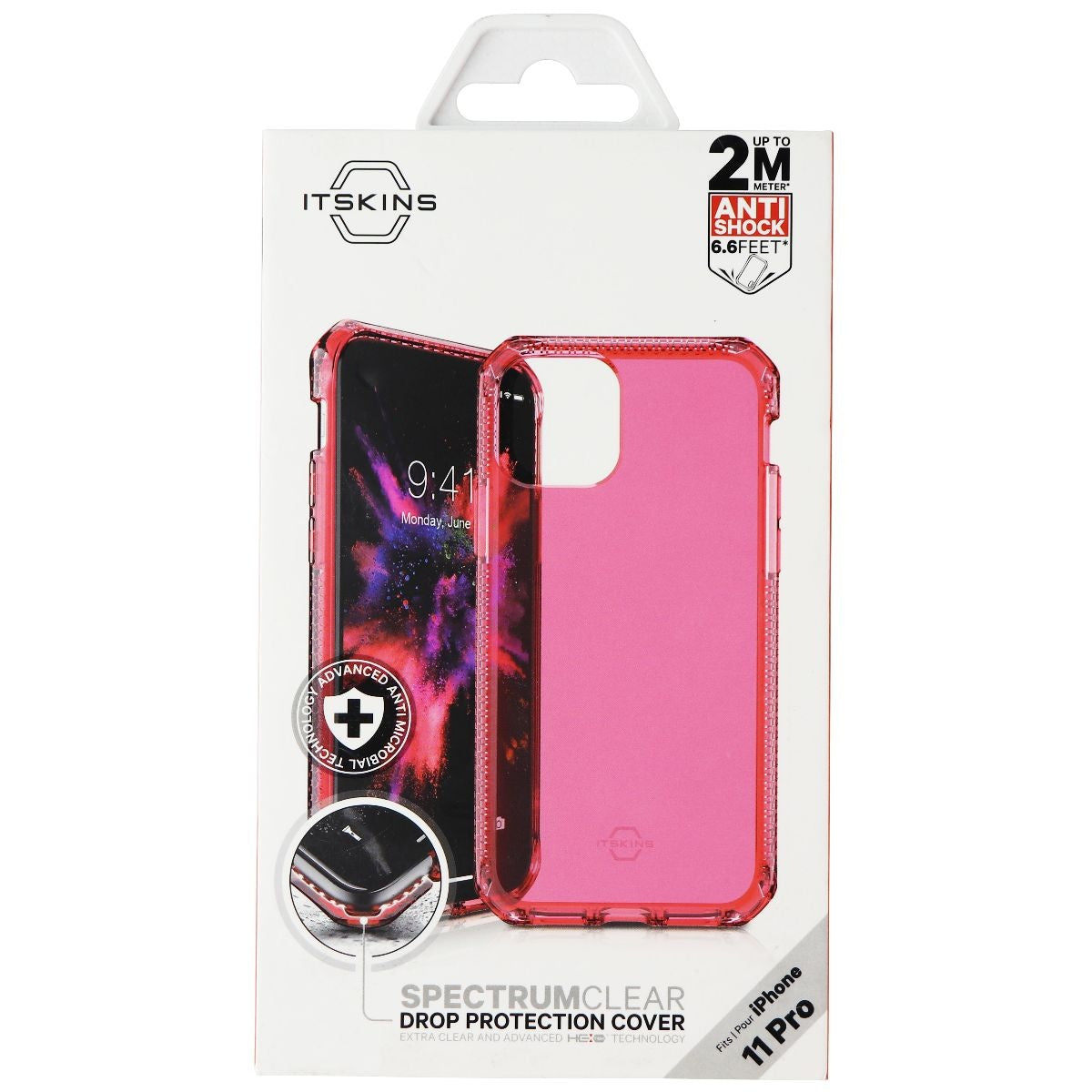 ITSKINS Spectrum Clear Phone Case for Apple iPhone 11 Pro - Coral Cell Phone - Cases, Covers & Skins ITSKINS - Simple Cell Bulk Wholesale Pricing - USA Seller