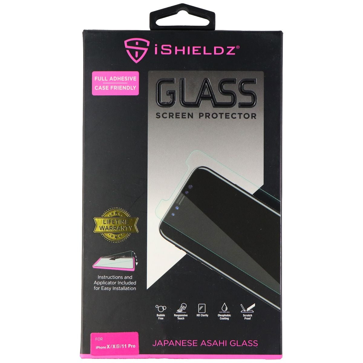 iShieldz Asahi Tempered Glass Screen for iPhone 11 Pro / Xs / X - Clear Cell Phone - Screen Protectors iShieldz - Simple Cell Bulk Wholesale Pricing - USA Seller