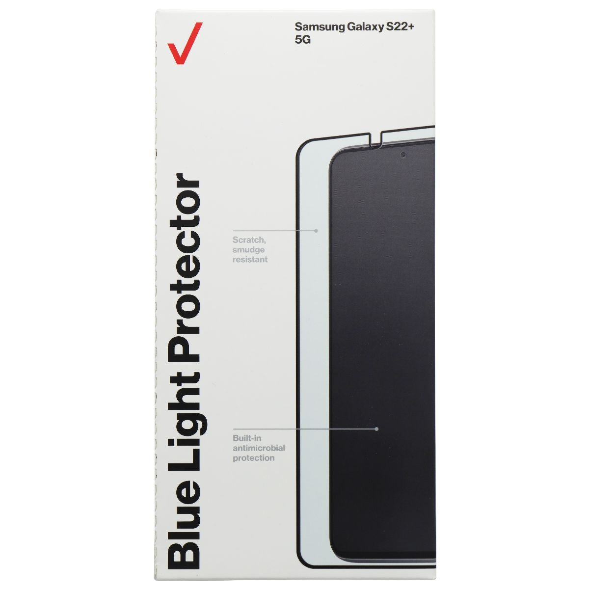 Verizon Blue Light Screen Protector for Samsung Galaxy S22+ 5G - Clear/Tinted Cell Phone - Screen Protectors Verizon - Simple Cell Bulk Wholesale Pricing - USA Seller