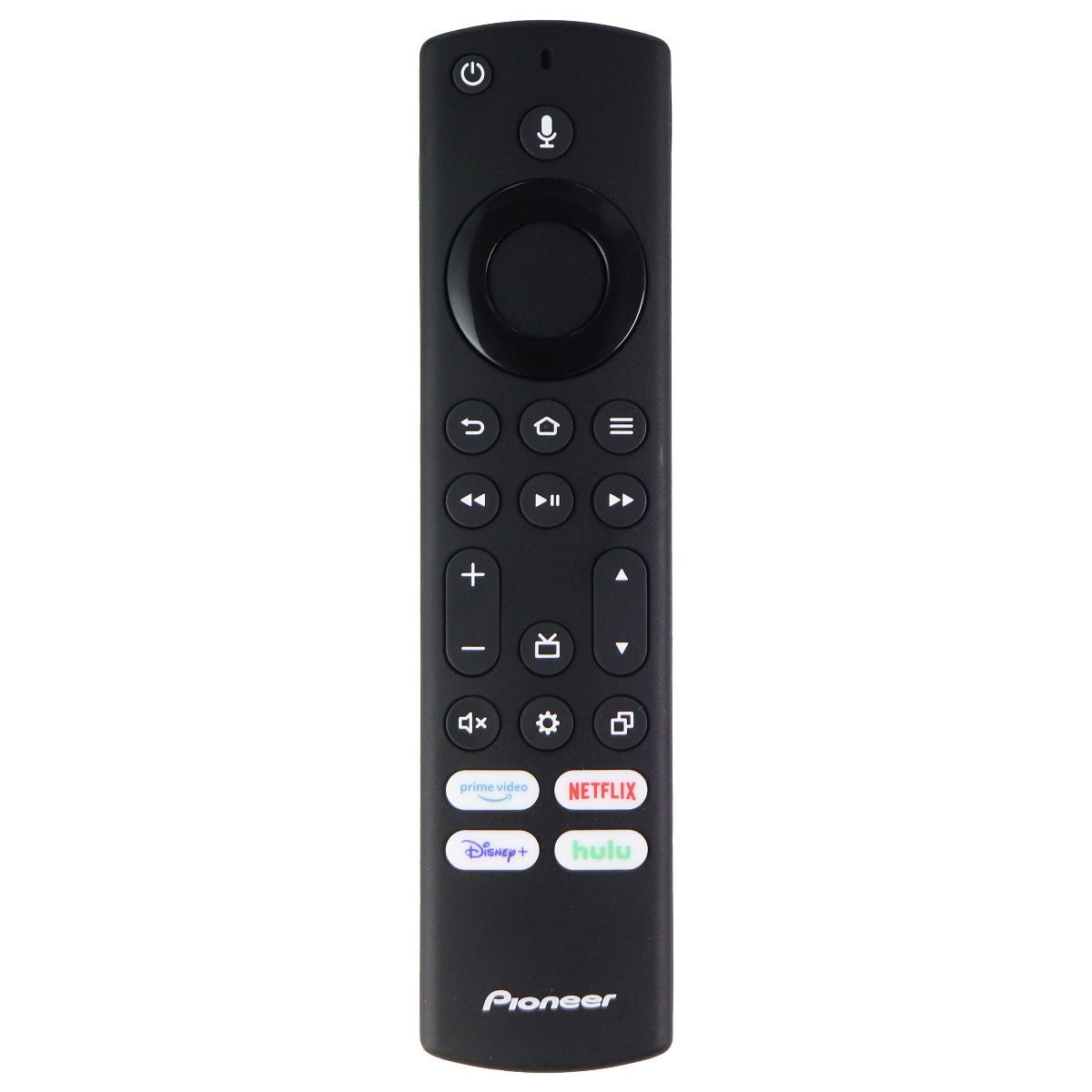 Pioneer Fire TV Remote w/ Prime/Netflix/Disney/Hulu Buttons (CP-RC1NA-22) Black TV, Video & Audio Accessories - Remote Controls Pioneer - Simple Cell Bulk Wholesale Pricing - USA Seller