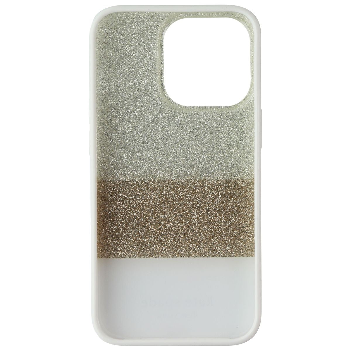 Kate Spade Protective Hardshell Case for iPhone 13 Pro - Glitter Block White Cell Phone - Cases, Covers & Skins Kate Spade New York - Simple Cell Bulk Wholesale Pricing - USA Seller