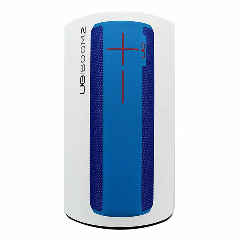 Ultimate Ears BOOM 2 Wireless Bluetooth Speaker - Brain Freeze Blue Cell Phone - Audio Docks & Speakers Logitech - Simple Cell Bulk Wholesale Pricing - USA Seller