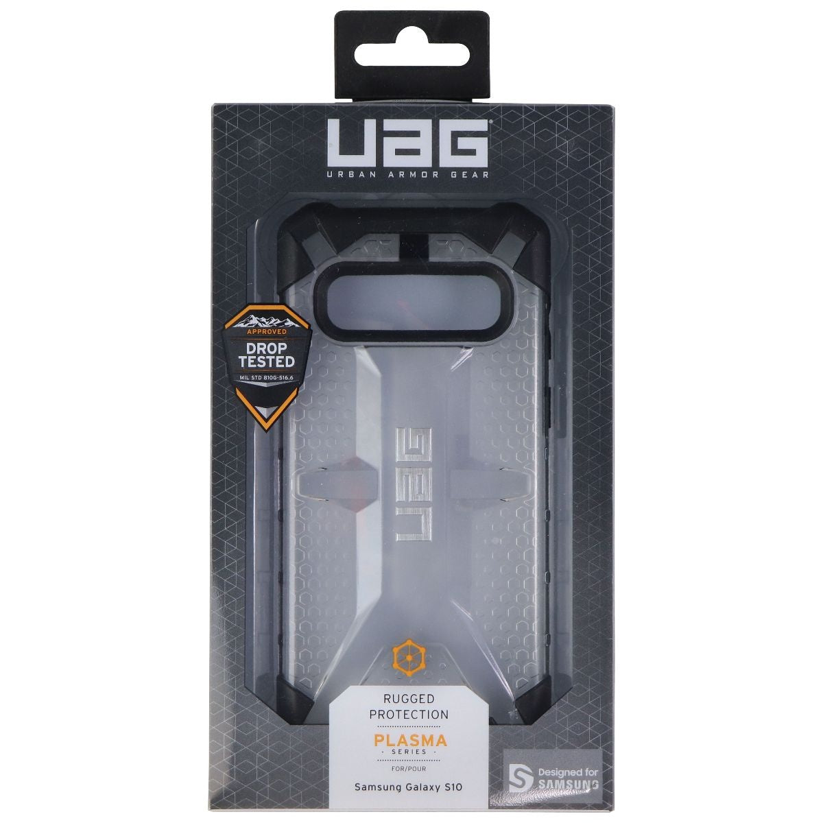 Urban Armor Gear Plasma Series Case for Samsung Galaxy S10 - Ice (Clear/Black) Cell Phone - Cases, Covers & Skins Urban Armor Gear - Simple Cell Bulk Wholesale Pricing - USA Seller