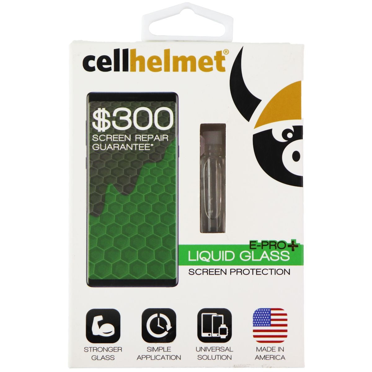 CellHelmet Liquid Glass E-Pro+ Screen Protector - Clear Cell Phone - Screen Protectors CellHelmet - Simple Cell Bulk Wholesale Pricing - USA Seller