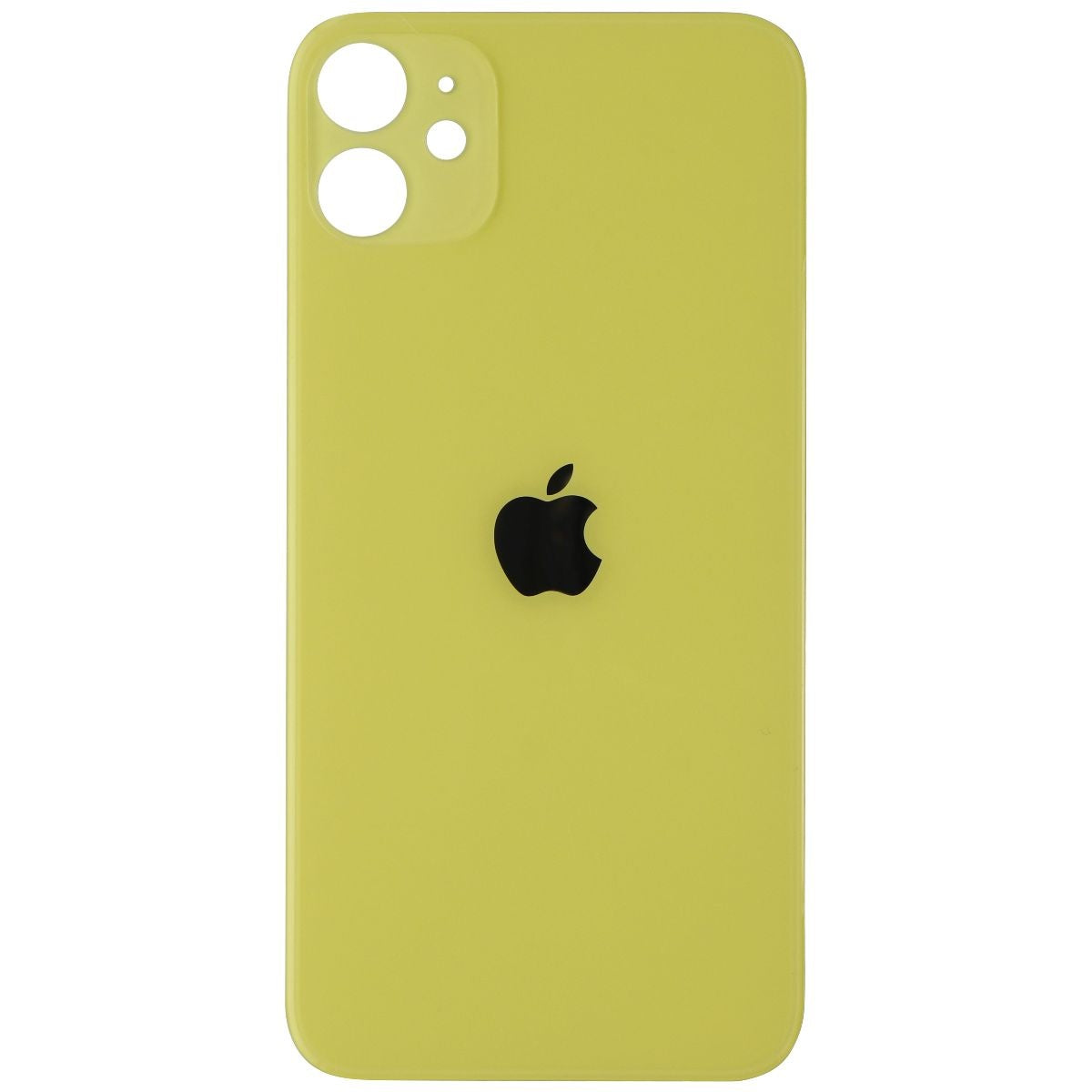 Repair Part - Back Glass Panel for Apple iPhone 11 - Yellow with Logo