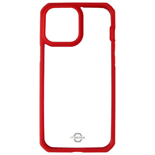 ITSKINS Hybrid Solid Protective Case for iPhone 13 Pro Max - Red and Transparent Cell Phone - Cases, Covers & Skins ITSKINS - Simple Cell Bulk Wholesale Pricing - USA Seller