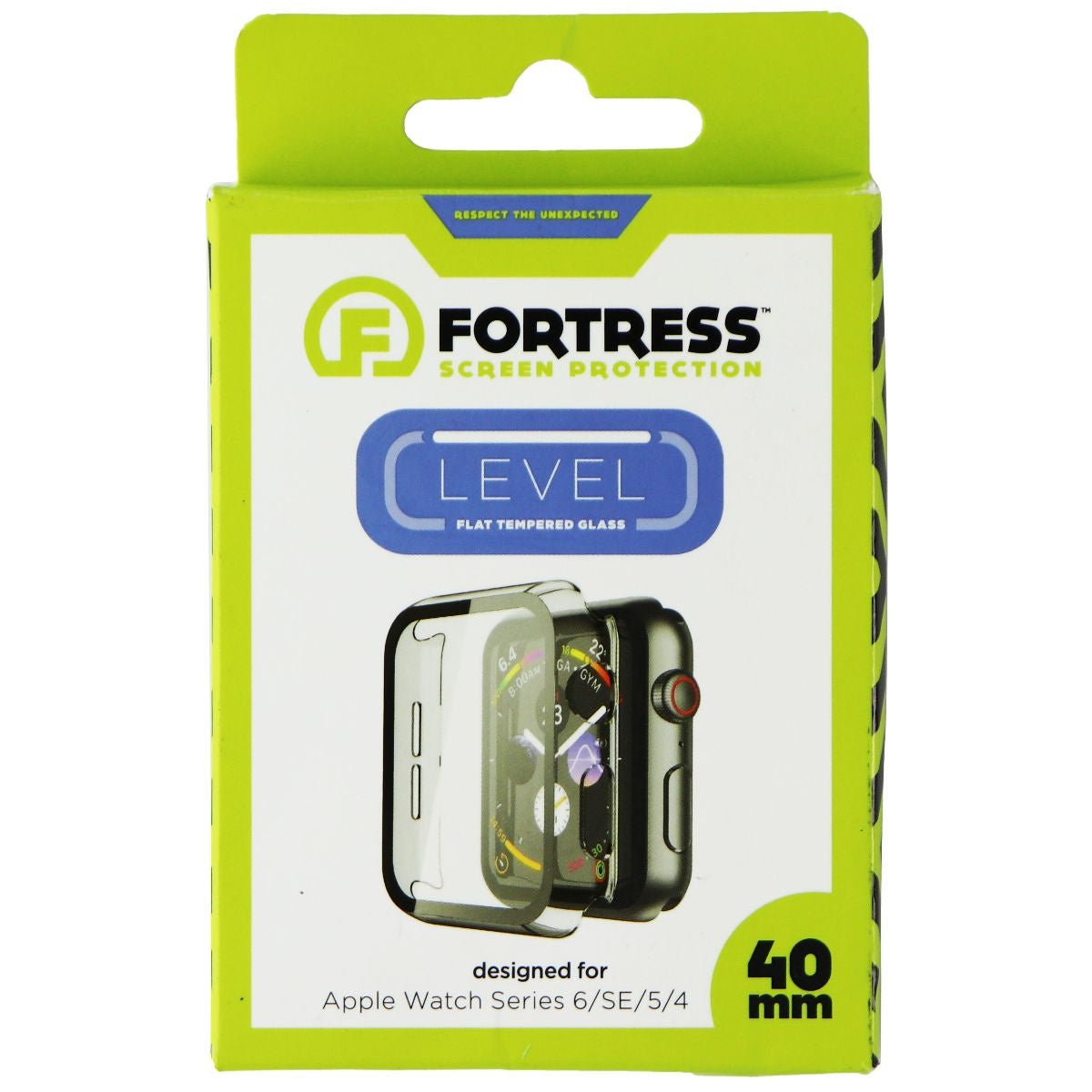 Fortress LEVEL Flat Glass for Apple Watch SE/6/5/4 (40mm) Smart Watch Accessories - Screen Protectors Fortress - Simple Cell Bulk Wholesale Pricing - USA Seller