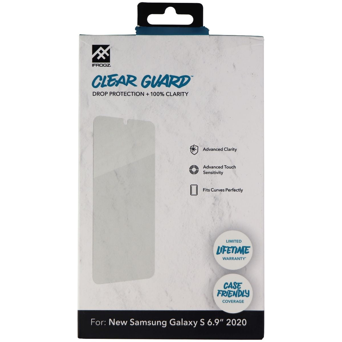 iFrogz Clear Guard Screen Protector for Samsung Galaxy S20 Ultra - Clear Cell Phone - Screen Protectors iFrogz - Simple Cell Bulk Wholesale Pricing - USA Seller