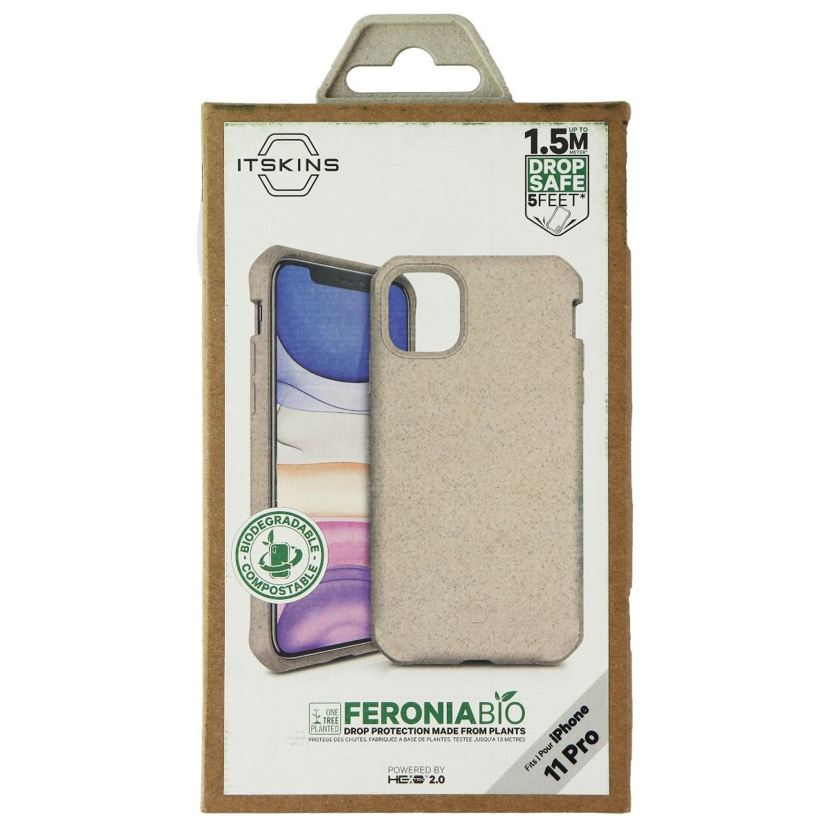 ITSKINS Feroniabio Series Case for Apple iPhone 11 Pro - Natural Cell Phone - Cases, Covers & Skins ITSKINS - Simple Cell Bulk Wholesale Pricing - USA Seller