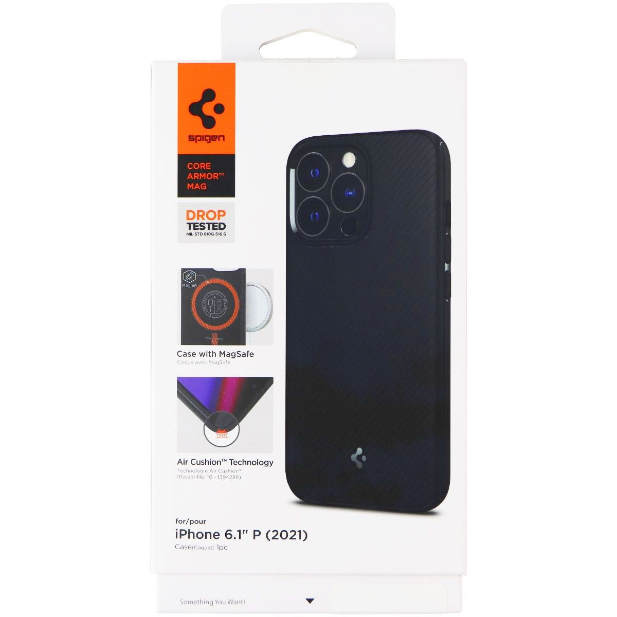 Spigen Core Armor Mag Series Case for MagSafe for Apple iPhone 13 Pro - Black Cell Phone - Cases, Covers & Skins Spigen - Simple Cell Bulk Wholesale Pricing - USA Seller