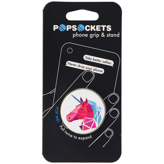 PopSockets: Collapsible Grip & Stand for Phones and Tablets - Geometeric Unicorn Cell Phone - Mounts & Holders PopSockets - Simple Cell Bulk Wholesale Pricing - USA Seller
