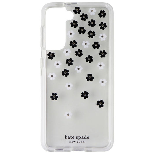 Kate Spade Defensive Hardshell Case for Galaxy S21 & S21 5G - Scattered Flowers Cell Phone - Cases, Covers & Skins Kate Spade - Simple Cell Bulk Wholesale Pricing - USA Seller