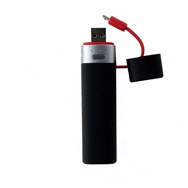 MiPow Universal 3000mAh Portable Power Tube with Micro-USB - Black / Red Cell Phone - Chargers & Cradles Mipow - Simple Cell Bulk Wholesale Pricing - USA Seller