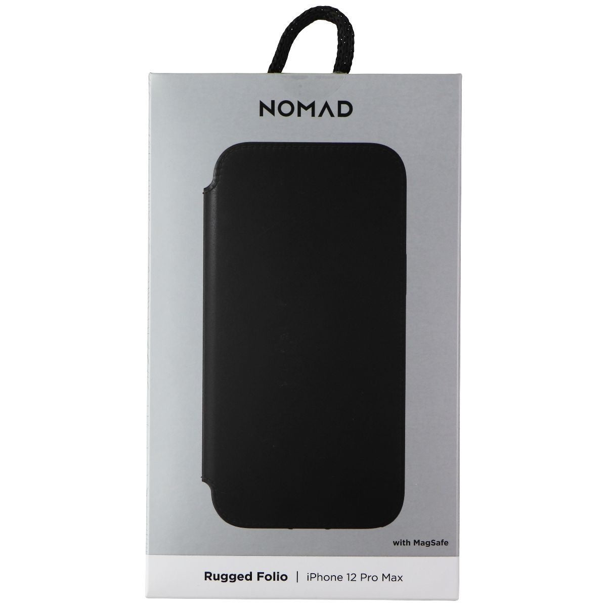 Nomad Rugged Folio Wallet Case for iPhone 12 Pro Max - Black Cell Phone - Cases, Covers & Skins Nomad - Simple Cell Bulk Wholesale Pricing - USA Seller
