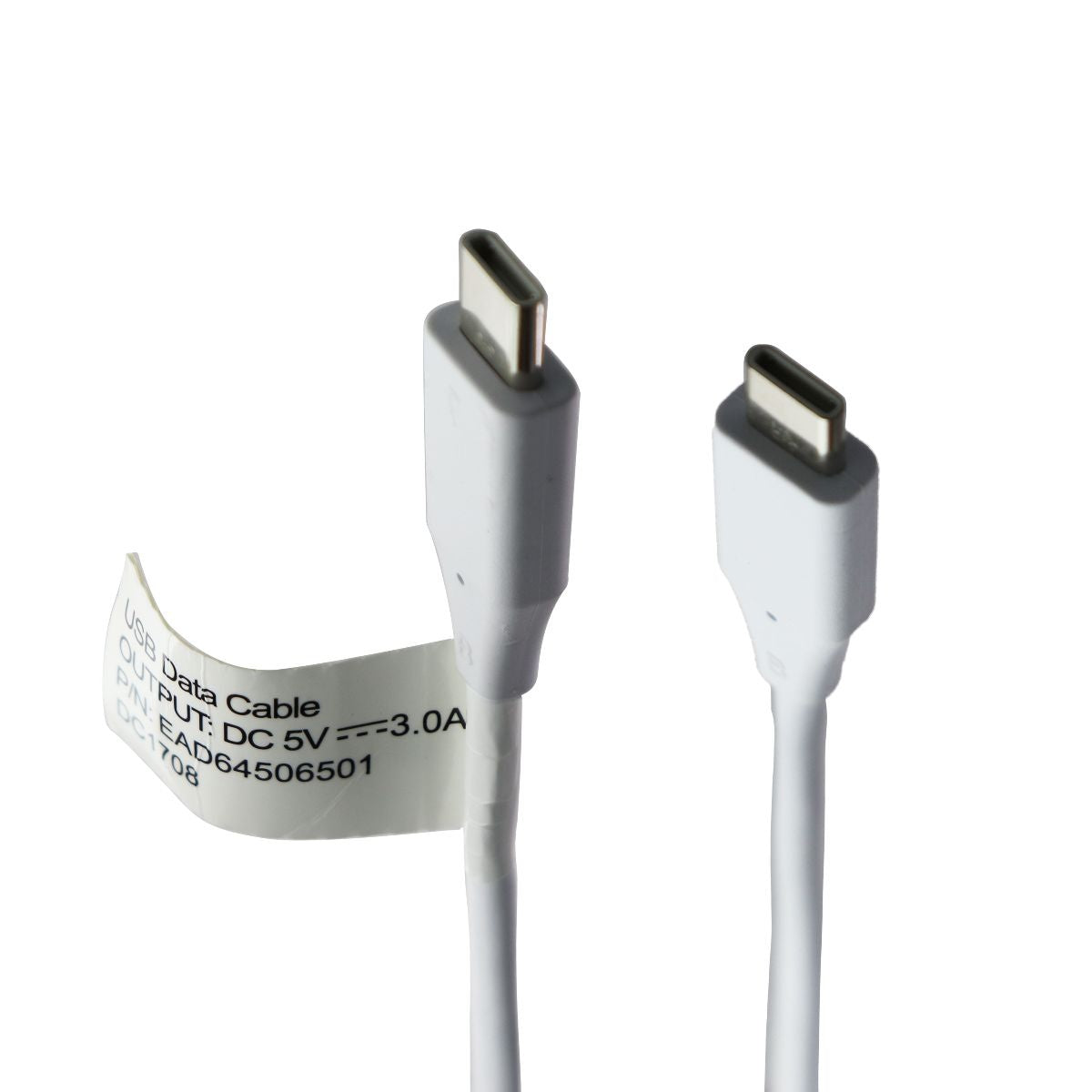 LG (3.3-Ft) USB-C to USB-C Charge/Sync Cable - White (EAD64506501 / DC1708) Cell Phone - Cables & Adapters LG - Simple Cell Bulk Wholesale Pricing - USA Seller