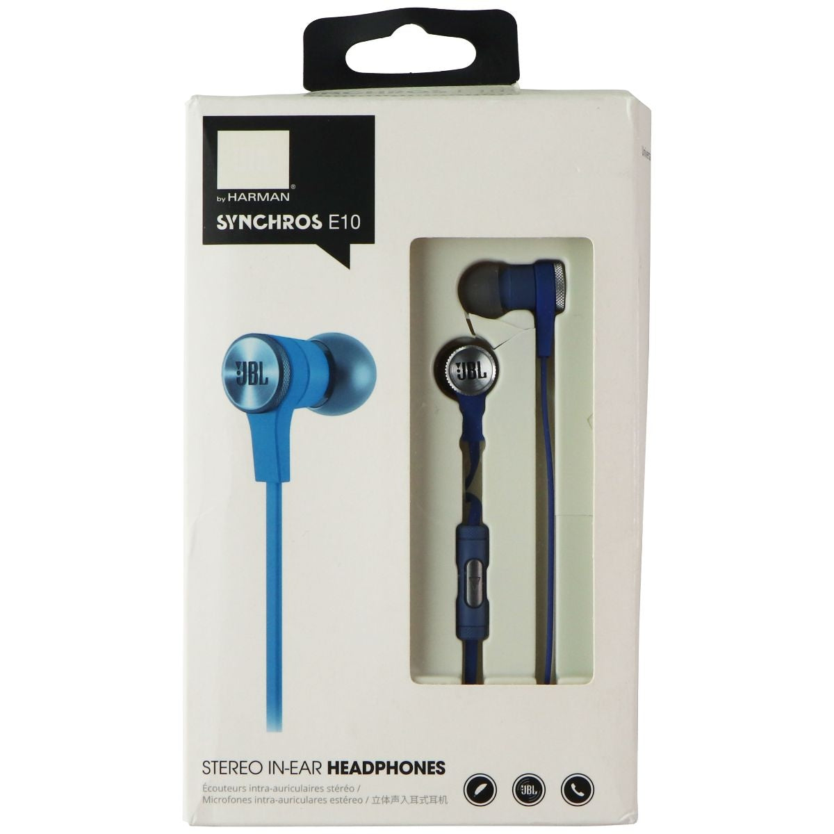 JBL Synchros E10 Series In-Ear Headphones - Blue Portable Audio - Headphones JBL - Simple Cell Bulk Wholesale Pricing - USA Seller
