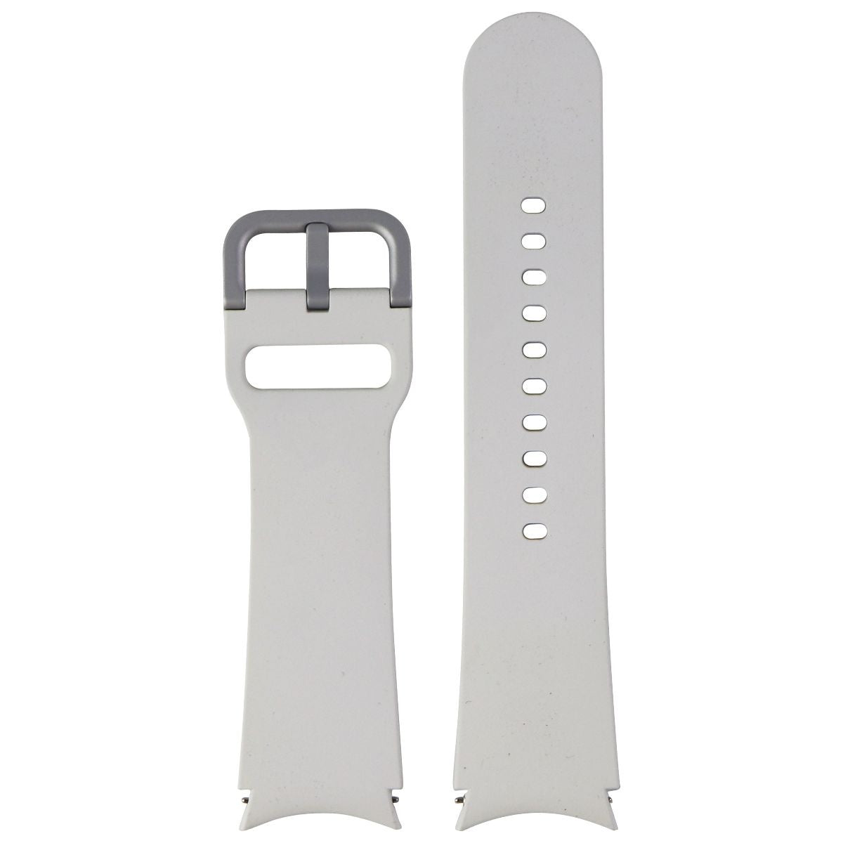 Samsung Sport Band for Galaxy Watch4 & Later - White (20mm) Small/Medium (S/M) Smart Watch Accessories - Watch Bands Samsung - Simple Cell Bulk Wholesale Pricing - USA Seller