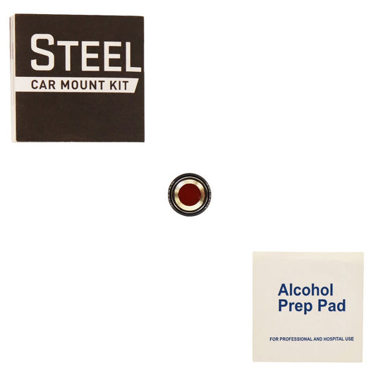 Nite Ize Steelie Small Magnetic Phone Socket Mount - Black / Silver / Red Cell Phone - Mounts & Holders Nite Ize - Simple Cell Bulk Wholesale Pricing - USA Seller