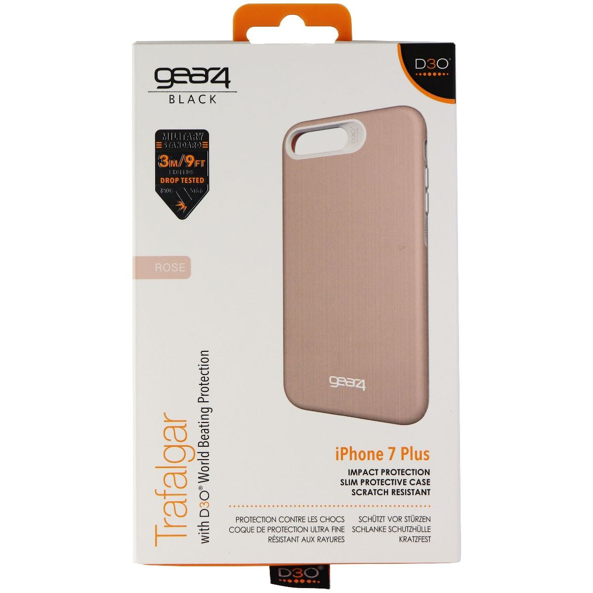 ZAGG Trafalgar Series Hard Case for Apple iPhone 8 Plus/7 Plus - Pink/White Cell Phone - Cases, Covers & Skins Zagg - Simple Cell Bulk Wholesale Pricing - USA Seller