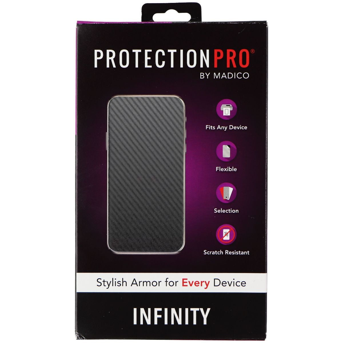 Madico ProtectionPro Device Armor (7.5x4.5) - Black Carbon Fiber 10 Pack Cell Phone - Other Accessories Madico - Simple Cell Bulk Wholesale Pricing - USA Seller