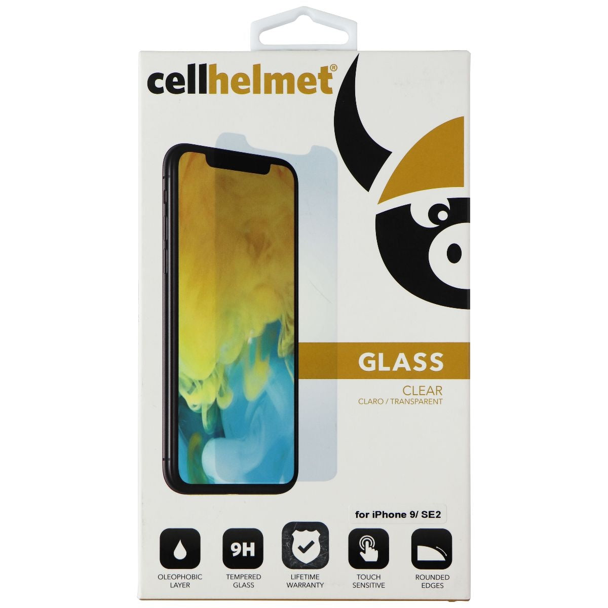 CellHelmet Tempered Glass for Apple iPhone SE (2nd Gen) - Clear Cell Phone - Screen Protectors CellHelmet - Simple Cell Bulk Wholesale Pricing - USA Seller