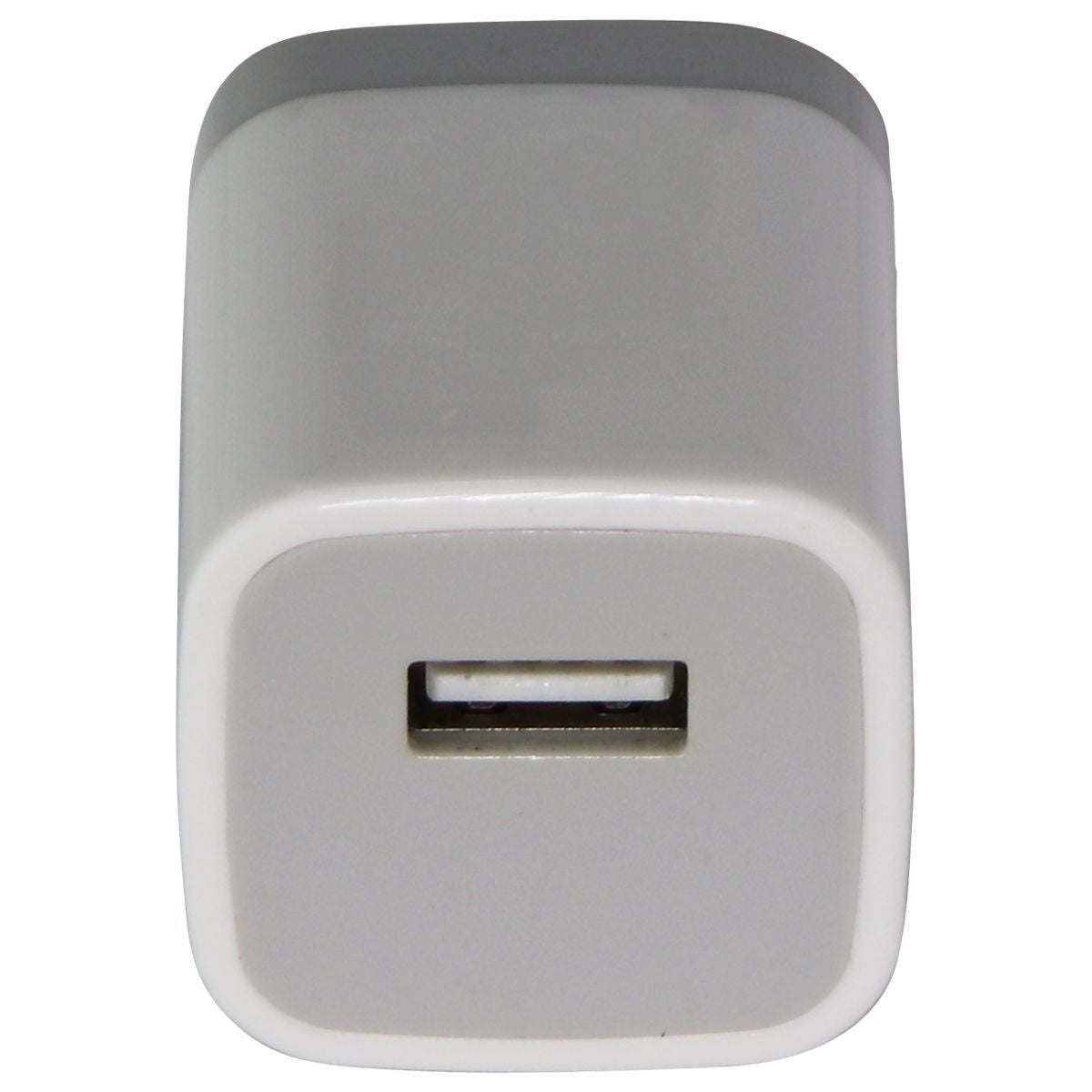 Universal (5V/1A) Single USB Wall Adapter Travel Charger - White/Gray Cell Phone - Chargers & Cradles Unbranded - Simple Cell Bulk Wholesale Pricing - USA Seller