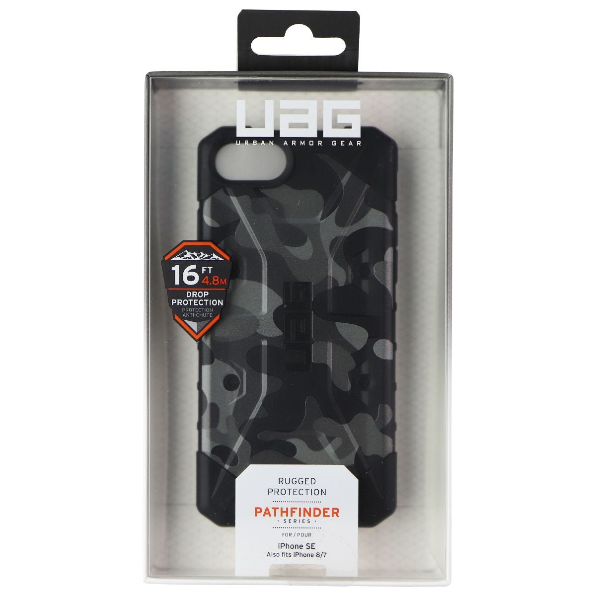 UAG Pathfinder Case for iPhone SE (3rd Gen & 8/7) - Midnight Camo Cell Phone - Cases, Covers & Skins Urban Armor Gear - Simple Cell Bulk Wholesale Pricing - USA Seller