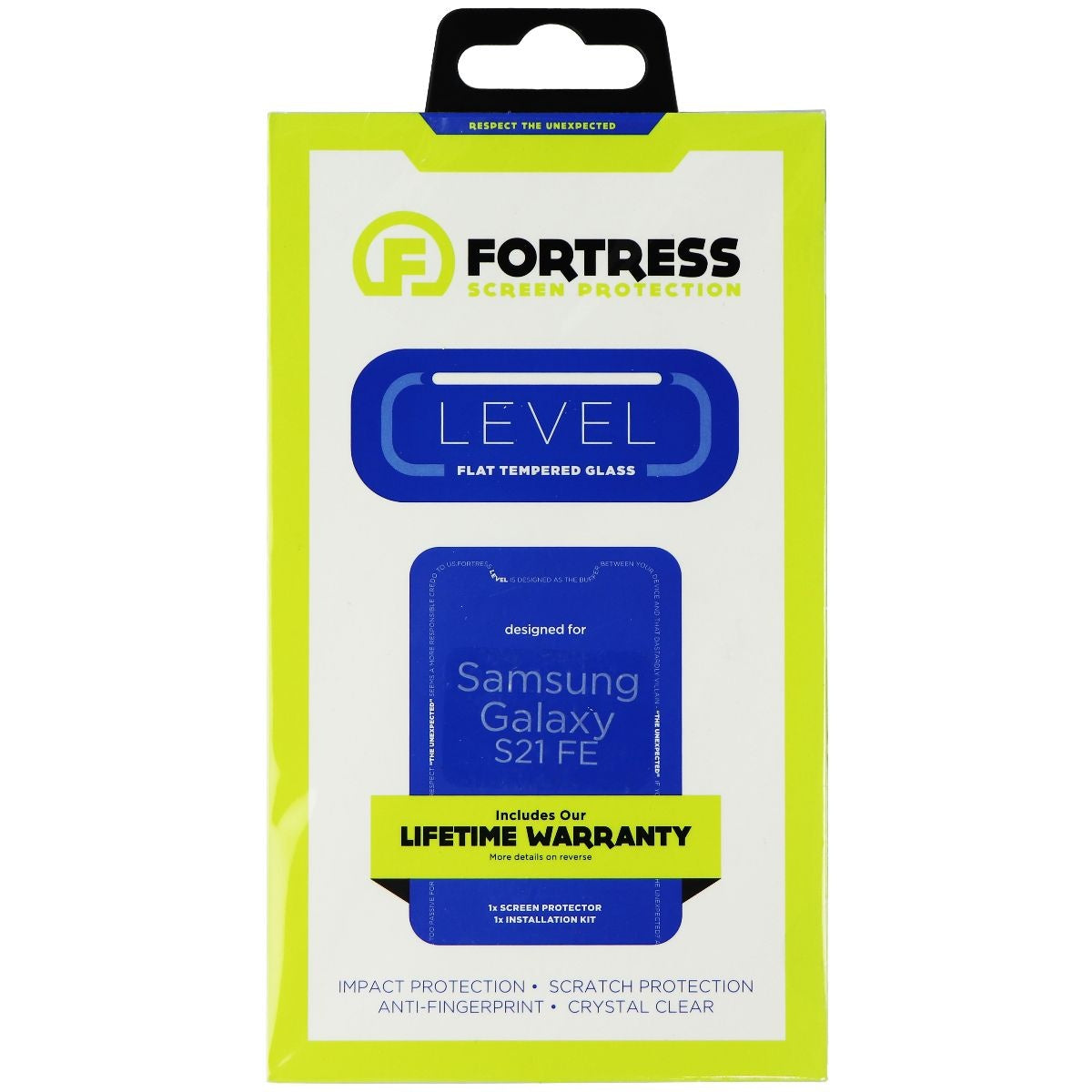Fortress Level Flat Tempered Glass Screen Protector for Samsung Galaxy S21 FE Cell Phone - Screen Protectors Fortress - Simple Cell Bulk Wholesale Pricing - USA Seller