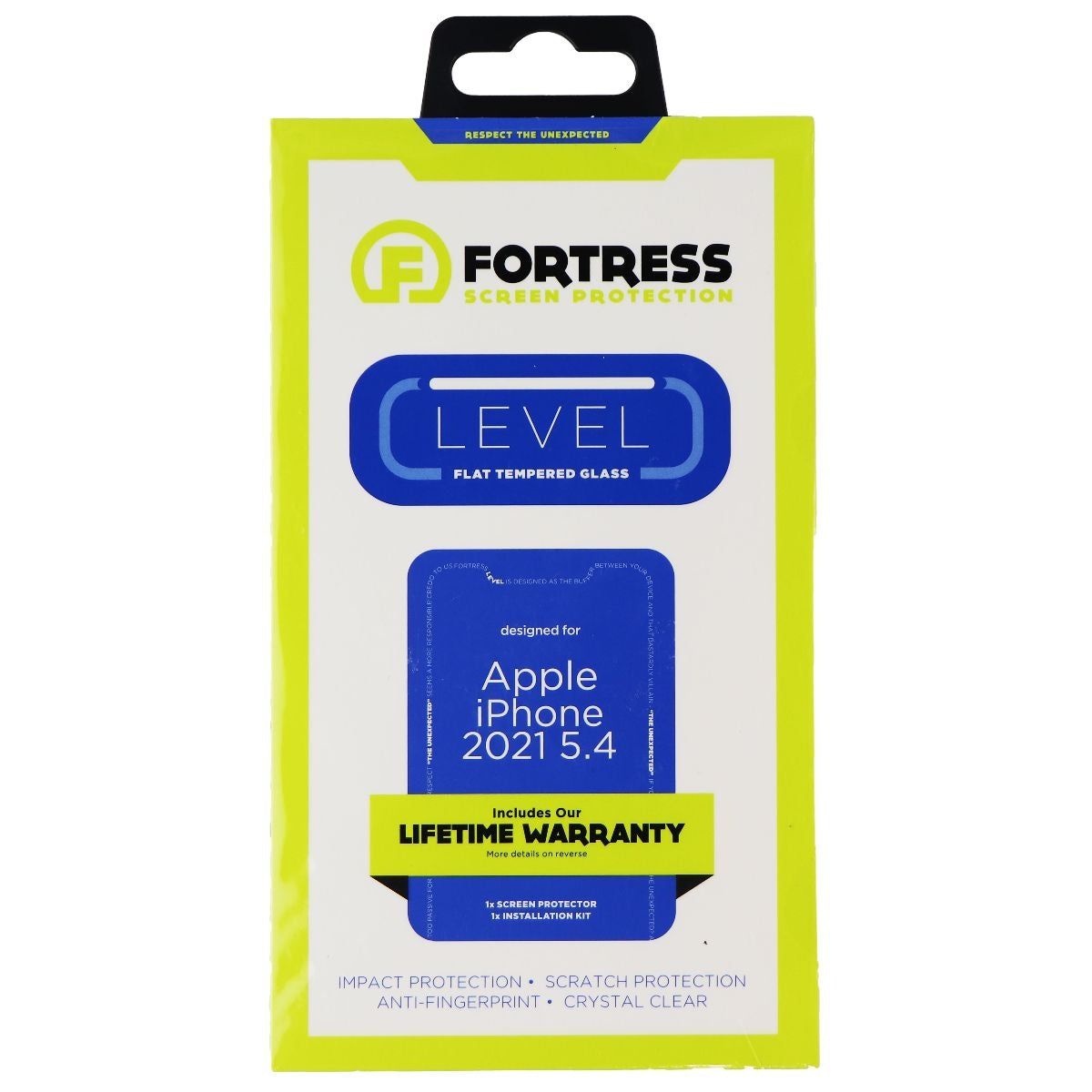 Fortress Screen Protector Premium Tempered Glass for iPhone 13 Mini - Clear Cell Phone - Screen Protectors Fortress - Simple Cell Bulk Wholesale Pricing - USA Seller