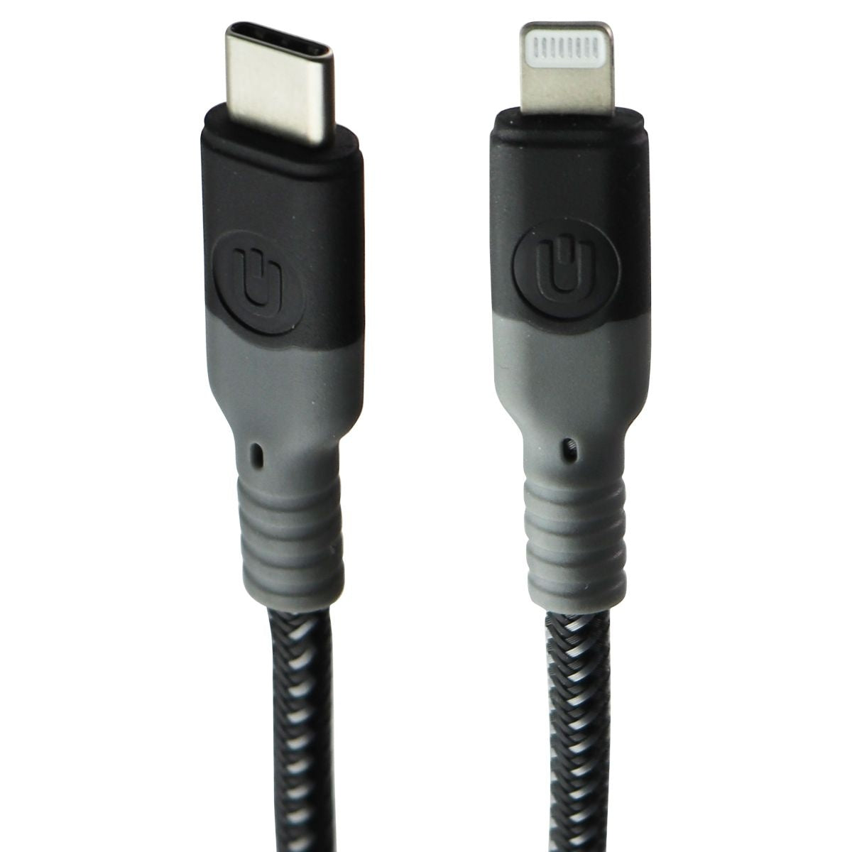 UBREAKIFIX (10-Ft) Durability USB-C to 8-Pin Cable for iPhone/iPad - Black Cell Phone - Cables & Adapters UBREAKIFIX - Simple Cell Bulk Wholesale Pricing - USA Seller