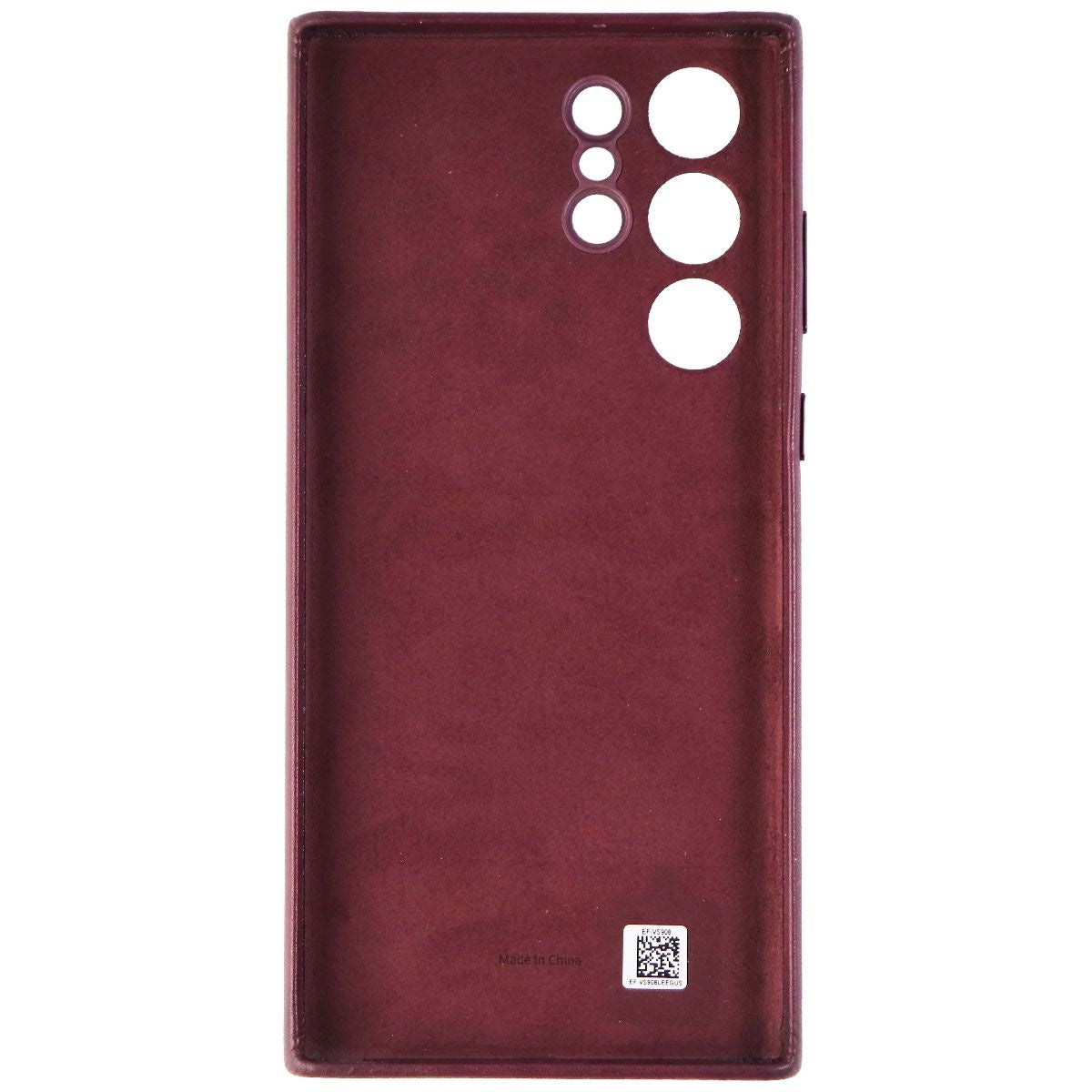 Samsung Leather Cover Phone Case for Galaxy S22 Ultra - Brown Cell Phone - Cases, Covers & Skins Samsung - Simple Cell Bulk Wholesale Pricing - USA Seller
